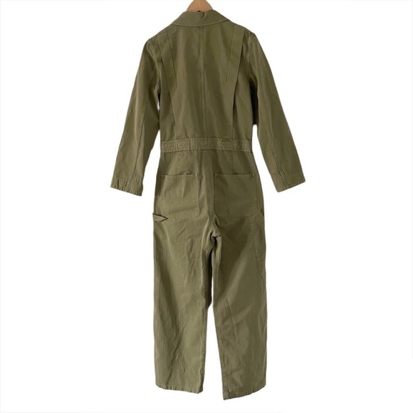 Nili Lotan Marie Jumpsuit in Uniform Green - Picture 5 of 15